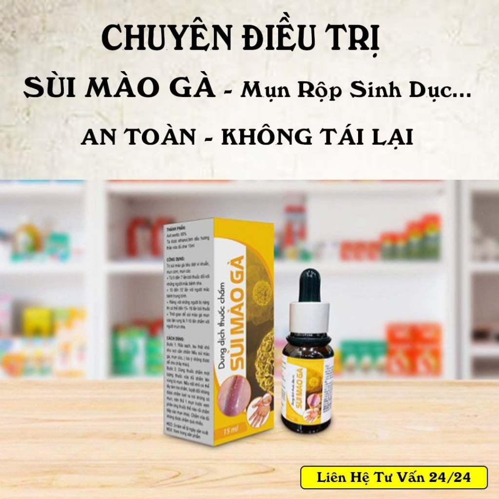 Serum chấm sùi mào gà, gai sinh duc, hạt ngọc dv cao cấp GWA sau 10 ngày sử dụng sản phẩm