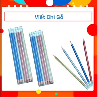 Viết chì gỗ 2b - king - combo 1 hộp 12 cây