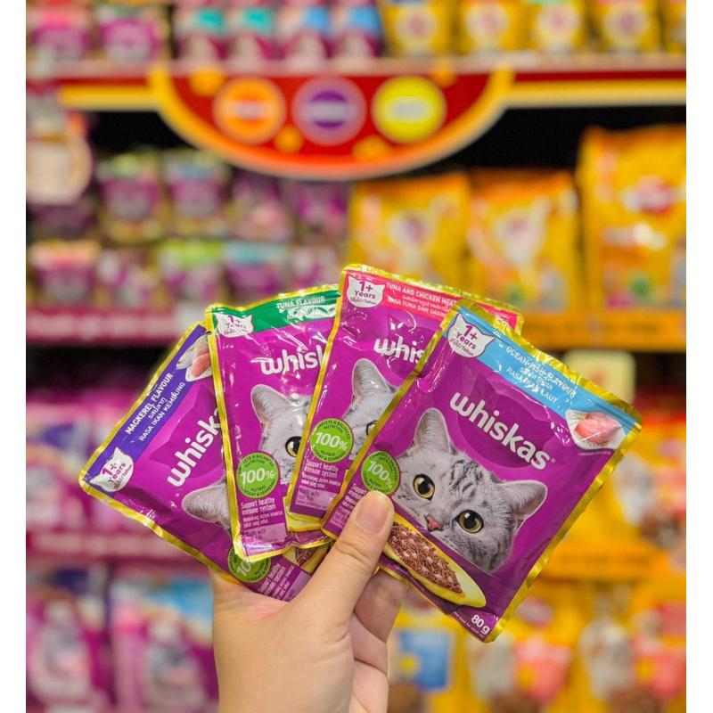 Combo12 gói pate Whiskas mèo con Junior 85g
