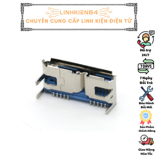 Đầu Jack Micro USB 3.0 Cái DIP