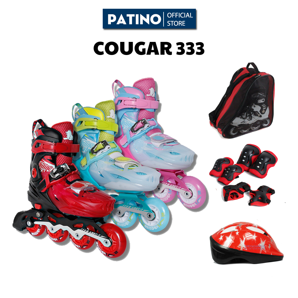 Giày trượt patin trẻ em Centosy Cougar 333 -full bánh đèn chính hãng giá tốt