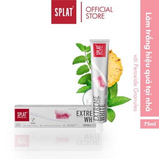  Kem đánh răng trắng răng tại nhà SPLAT Extreme White sau 4-6 tuần sử dụng làm sáng men răng ngừa sâu răng 75ml 