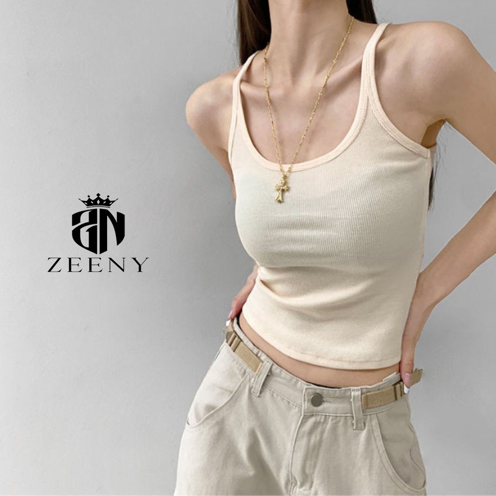 Áo Hai Dây Nữ Ôm Body, Áo Ba Lỗ Dây Nhỏ Gân Lụa Cá Tính Gợi Cảm Phong Cách Sexy | BigBuy360 - bigbuy360.vn