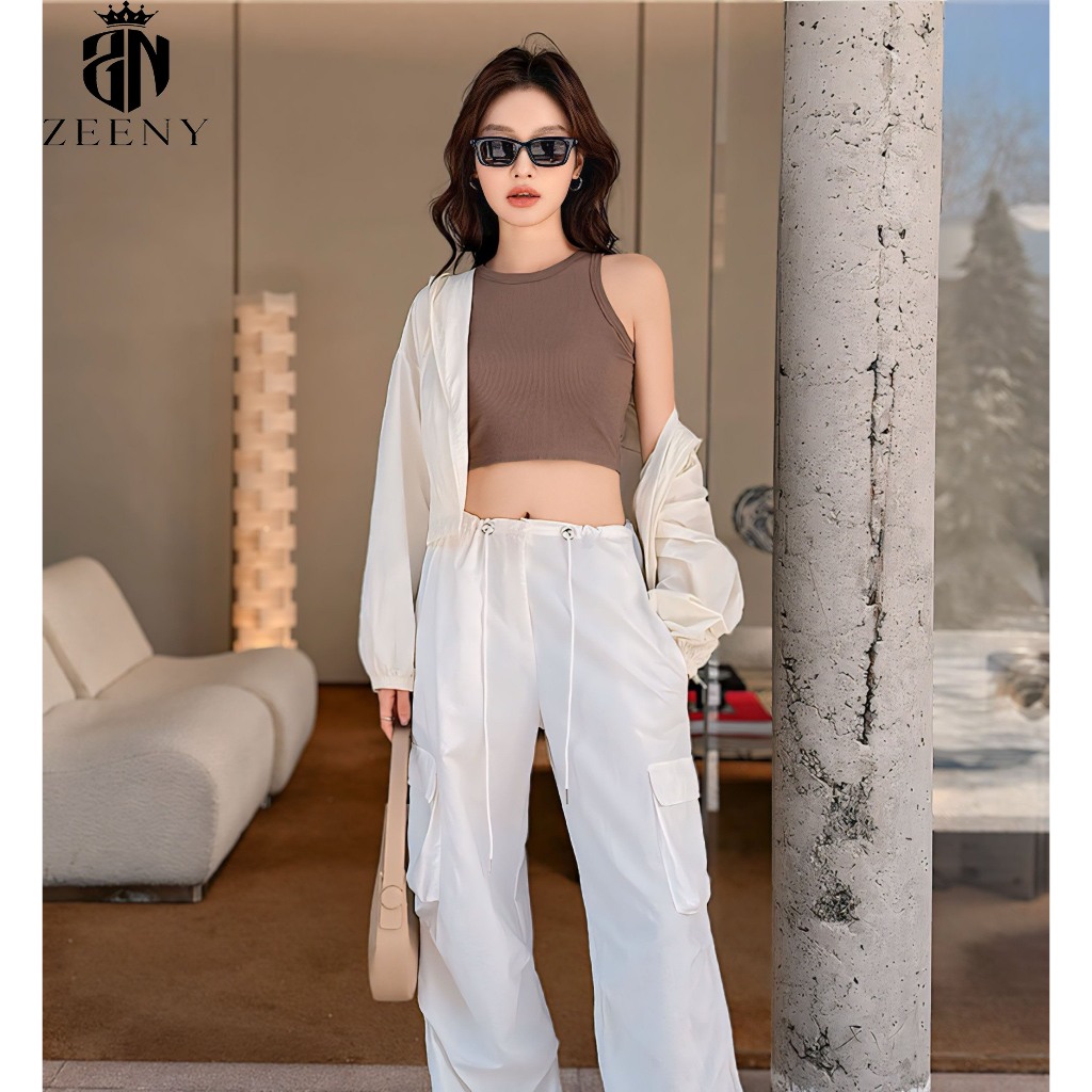 Áo Ba Lỗ Khoét Vai, Áo Tanktop Croptop Ôm Body Thun Tăm Phong Cách Năng Động | BigBuy360 - bigbuy360.vn