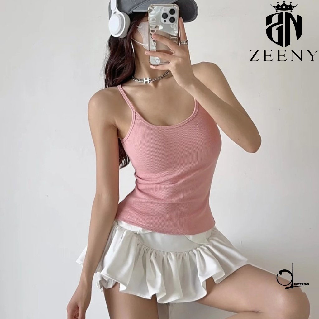 Áo Hai Dây Nữ Ôm Body, Áo Ba Lỗ Dây Nhỏ Gân Lụa Cá Tính Gợi Cảm Phong Cách Sexy | BigBuy360 - bigbuy360.vn