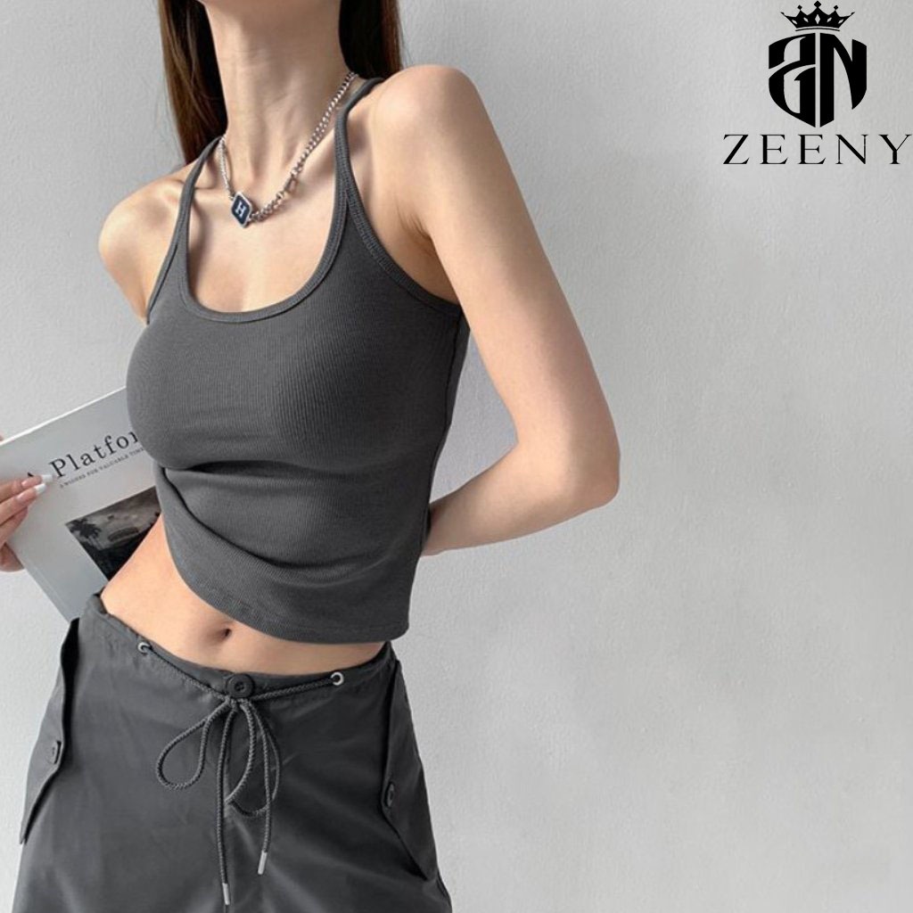 Áo Hai Dây Nữ Ôm Body, Áo Ba Lỗ Dây Nhỏ Gân Lụa Cá Tính Gợi Cảm Phong Cách Sexy | BigBuy360 - bigbuy360.vn