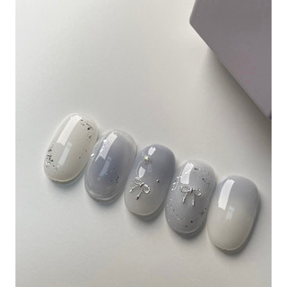 [Windy.V] set 10 charm nơ mini HQ đủ màu đủ size trang trí móng - phụ kiện nails