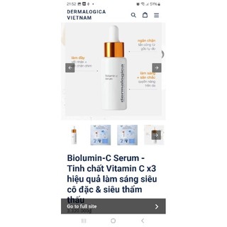 Serum Bioc side to 59ml làm sáng da,chống lão hóa Dermalogica