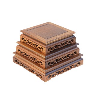 Đế gỗ hình vuông kê tượng, chậu cây, các vật phẩm trang trí- Đôn kệ hình vuông giá siêu tốt