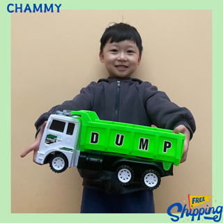 Xe ô tô ben chở cát size to CHAMMY đồ chơi xe công trình cho bé trai DUMP
