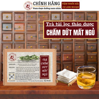  Trà ngủ ngon an thần Cụ Lang Ngoạn chấm dứt mất ngủ, ngủ không sâu,nửa đêm hay tỉnh giấc bịch 30 lọc