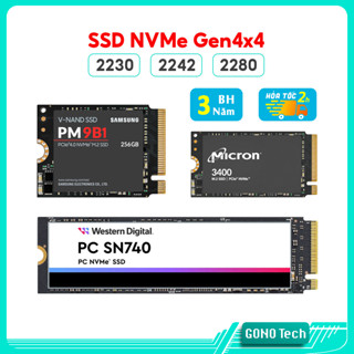 Ổ cứng SSD M2 NVMe Gen4 256Gb 512Gb SAMSUNG PM9B1 Western Digital WD SN740 Micron 3400 | M.2 PCIe Gen4x4 2230 2242 2280