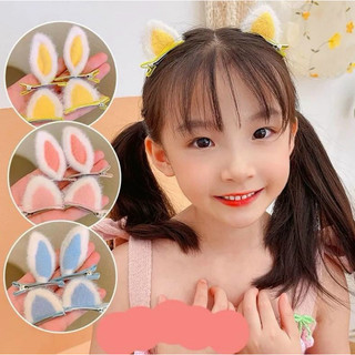 SÉT KẸP LÔNG XÙ TAI THỎ 2C