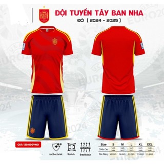 Quần áo Bóng Đá ĐỘI TUYỂN TÂY BAN NHA ĐỎ