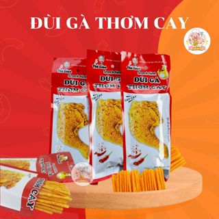 Combo 30 Gói Snack Hình Đùi Gà Thơm Cay – Tăm Cay Tuổi Thơ Ăn Vặt Nội Địa – A Long Foods