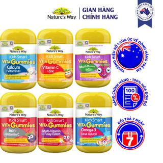 Kẹo Dẻo Vi Chất Nature's Way Vita Gummies Chính Hãng Từ Úc Bổ Sung Vitamin Và Khoáng Chất Cho Bé