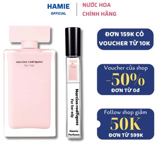 Nước Hoa Nữ Narciso For Her EDP - Quyến Rũ & Gợi Cảm Chiết 10ml