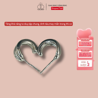 Bông tai bạc 925 mạ vàng Tyche Head kiểu dáng Hàn Quốc phong cách trẻ trung phù hợp đeo đi học, đi chơi TYCHE JEWELRY