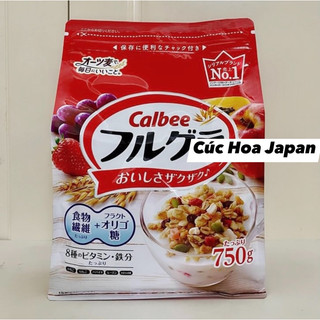 Ngũ cốc calbee nhật đỏ 750g