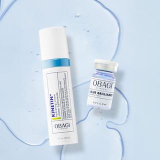 Bộ đôi tái tạo: Obagi Kinetin Hydrating Cream 50ml + Obagi Clinical Blue Brilliance Triple Acid Peel 8ml