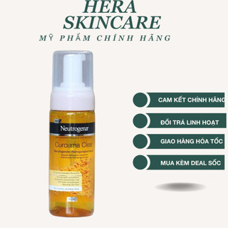 Sữa rửa mặt tạo bọt tinh chất nghệ Neutrogena Calme Curcuma Pháp 150ml