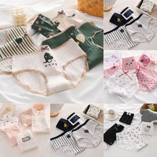 Set 5 Quần Lót Nữ 💚FREESHIP💚 Quần Lót Nữ Cute Đáng Yêu Kháng Khuẩn - Đồ Nội Y Học Sinh Giá Rẻ