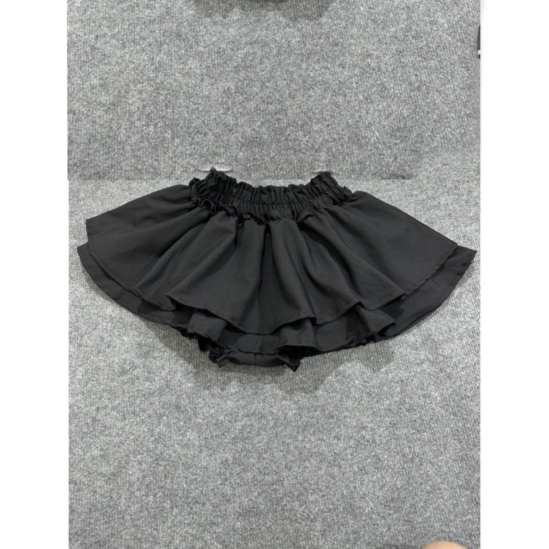 CHÂN VÁY PHỐI BÈO DÁNG NGẮN 2 TẦNG SIÊU XOÈ QUẦN BÍ TRONG DỄ THƯƠNG | BigBuy360 - bigbuy360.vn