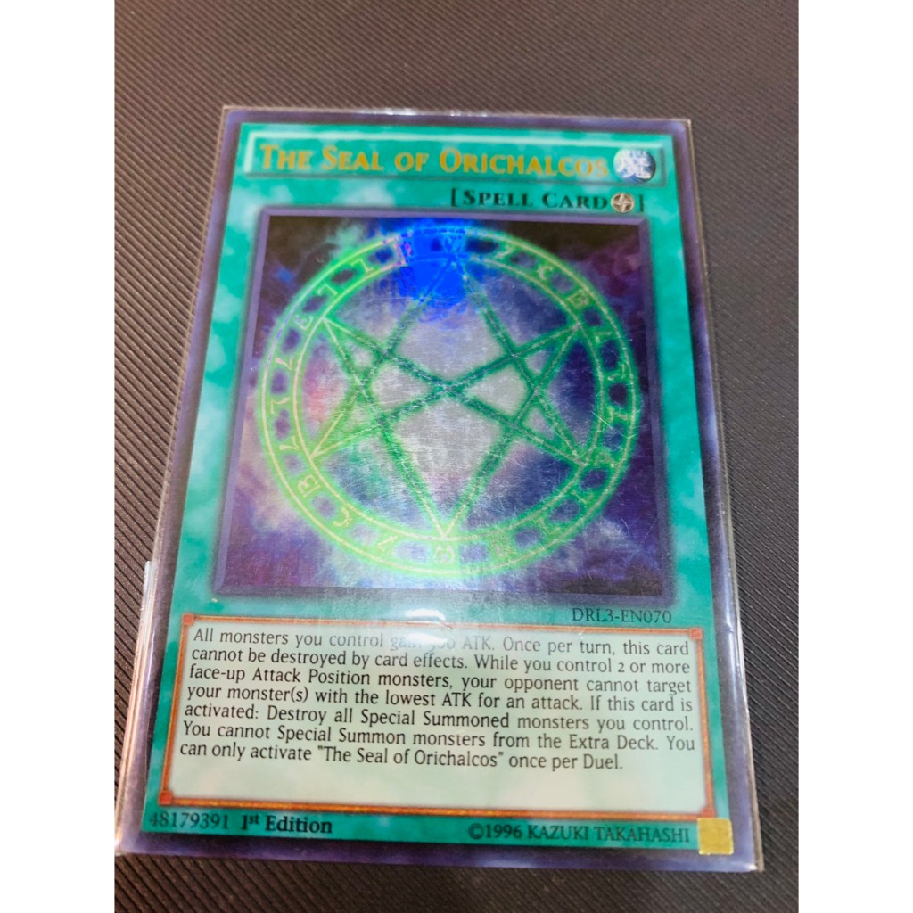 Thẻ bài Yugioh: The Seal of Orichalcos - DRL3-EN070 - Ultra Rare 1st Edition