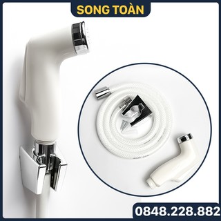 Bộ xịt vệ sinh inax trắng, xịt vệ sinh tăng áp nước nhựa inax