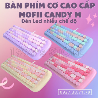 FREESHIP Bàn phím cơ cao cấp MoFii Candy M - Bàn phím cơ dùng cho văn phòng, chơi game - Đèn LED nhiều hiệu ứng - Gõ êm