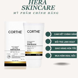 Kem chống nắng vật lý corthe dermo protection ultra sun block spf 50+/pa+++
