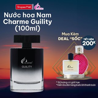 Nước Hoa Nam CHARME GUILITY 100ml Lưu Hương Lâu Lịch Lãm, Nam Tính_Nước Hoa Chính Hãng
