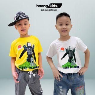 Áo thun in hình Titan TV MAN Quái Vật Đầu Tivi Man, Speakerman & Cameraman mẫu mới dành cho bé trai ( Mẫu TVMAN04)