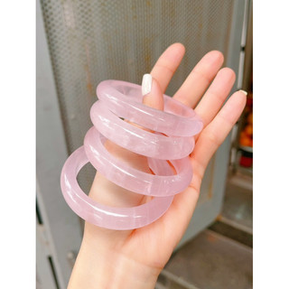 Vòng bản thạch anh hồng