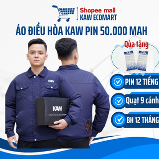 Áo điều hòa chính hãng Nhật Bản KAW pin 12 tiếng công suất quạt 12V - Bảo hành chính hãng