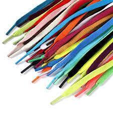Dây Giày Sneaker Buộc Dây Thể Thao Dây Dẹt Dài 1,2m Màu Đen, Trắng (1 Đôi)