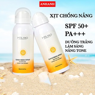 Xịt chống nắng ANHANH - SPF50 PA+++ chống tia cực tím cho mặt và cơ thể Chống Nước, Không Trôi