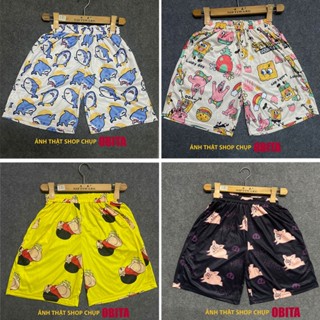  Quần Short nam nữ Mặc Nhà Quần Đùi Chất Thun Lạnh Hoạt  Hình Có Thể Mang Đi Biển Thoáng Mát QD23 
