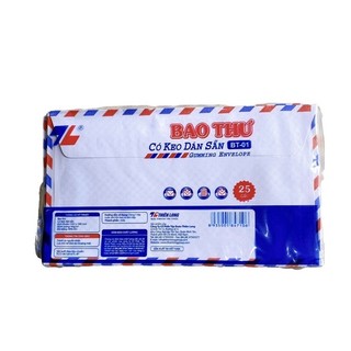 Bao Thư Thiên Long có keo dán/Bao thư không keo/Bao thư trắng
