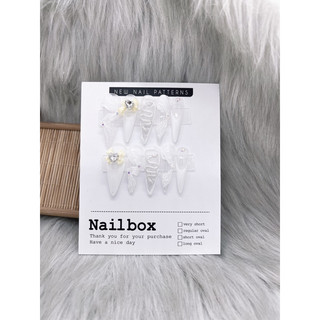 M10 nailbox thiết kế  gel xi măng trắng  tiểu thư
