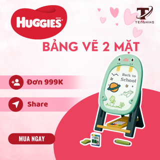 Quà huggies bảng vẽ hai mặt