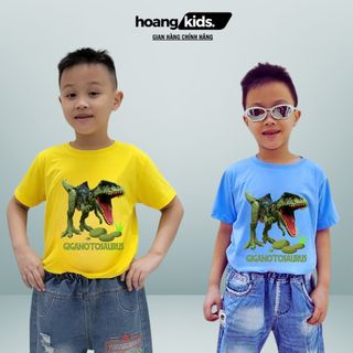 Áo Thun In hình Khủng Long Giganotosaurus Jurassic World Dominion Super Colossal dành cho bé mê khủng long( Mẫu GIGA01)