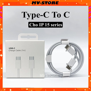 Dây sạc nhanh bọc dù 60W, cáp sạc nhanh dài 1M siêu bền bảo hành 12 tháng MVSTORE