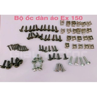 Bộ ốc dàn áo cho xe Exciter 150 cao cấp