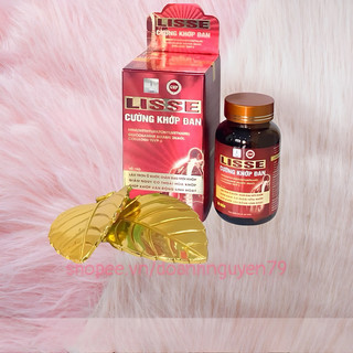 LISSE Cường Khớp Đan ,hộp 1 lọ 30 viên nén, Viên uống hỗ trợ giảm nguy cơ thoái hoá khớp