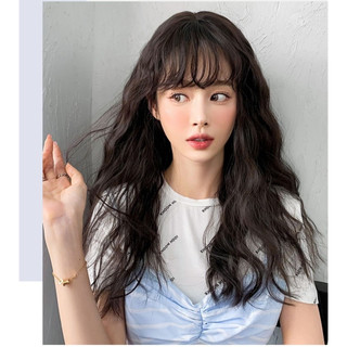 tóc giả nữ nguyên đầu☘️TẶNG LƯỚI☘️Tóc xù cả đầu dài