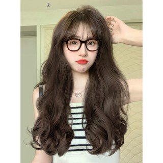 tóc giả nữ cả đầu ☘️TẶNG LUƠI ☘️ Tóc giả nguyên đầu xoăn dài