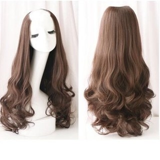 Tóc giả nữ giá rẻ ❤FREESHIP❤ Tóc kẹp chữ U xoăn dài