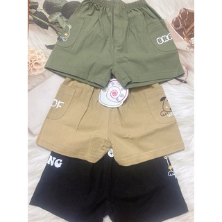 Quần đùi dành cho bé trai và bé gái size 9 tháng đến 36 tháng chất liệu kaki mềm