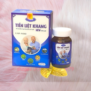 Tiền liệt khang vinaphar - hộp 60 viên - hỗ trợ hạn chế sự phát triển của u xơ, phì đại tiền liệt tuyến lành tính
